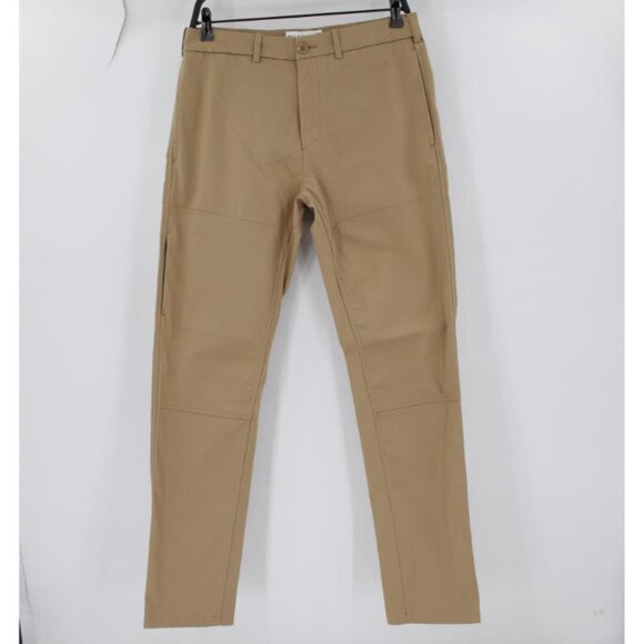 Hill City Pants Mens 31 Tan Utility Trail Stretch Wicking Straight Stretch